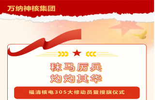 志道典“核”｜集团公司开展福清核电305大修发动暨授旗仪式